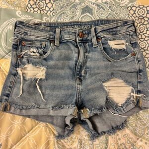 American Eagle Distressed Denim Shorts